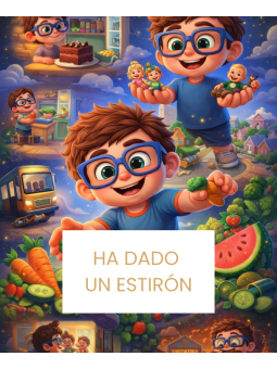 Cuento personalizado para que los niños coman mejor