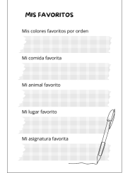 Varias páginas preguntando por sus favoritos del momento