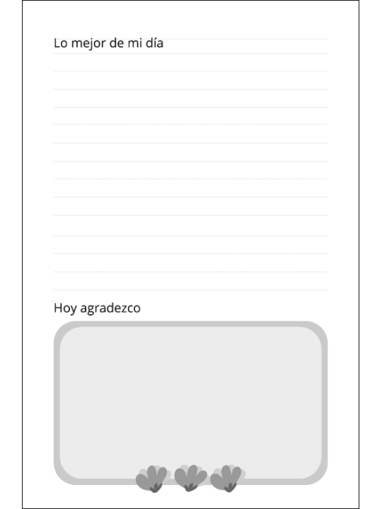 Páginas del diario.