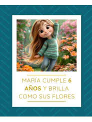 Cuento personalizado cumpleaños niña