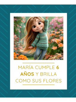 Cuento personalizado cumpleaños niña